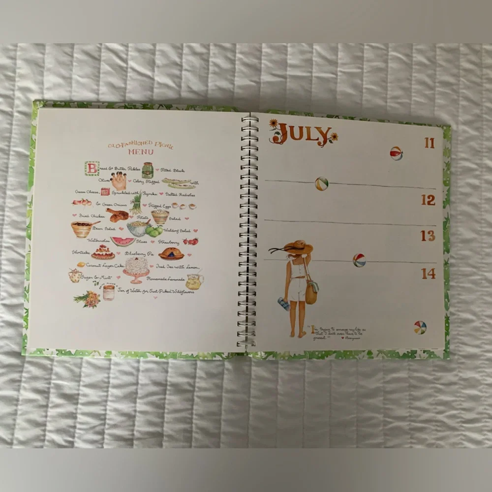 Fill In Yearly Planner Days from the Heart of the Home by Susan Branch Hardcover
